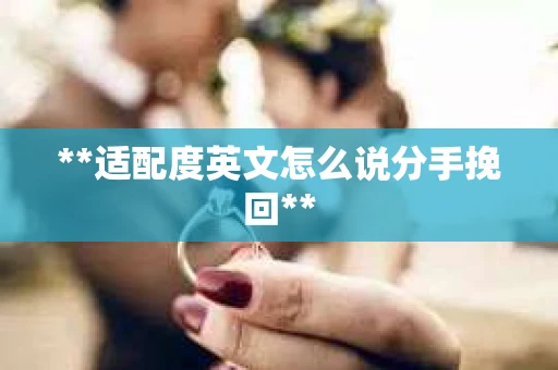 **适配度英文怎么说分手挽回**