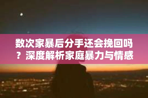 数次家暴后分手还会挽回吗？深度解析家庭暴力与情感修复的可能性
