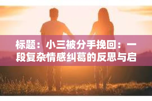 标题：小三被分手挽回：一段复杂情感纠葛的反思与启示
