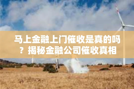 马上金融上门催收是真的吗？揭秘金融公司催收真相