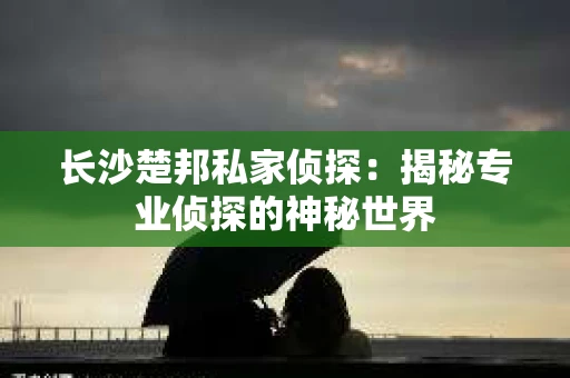 长沙楚邦私家侦探：揭秘专业侦探的神秘世界